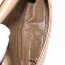 Christian Dior Honeycomb Canvas Shoulder Bag PVC Leather Beige Auth BA6818-11