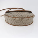 Christian Dior Honeycomb Canvas Shoulder Bag PVC Leather Beige Auth BA6819-5