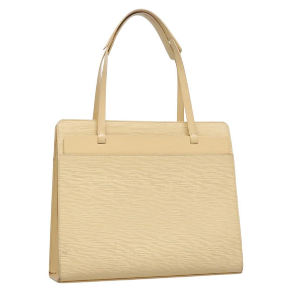 LOUIS VUITTON Epi Croisette PM Tote Bag Vanilla M5249A LV Auth BA682