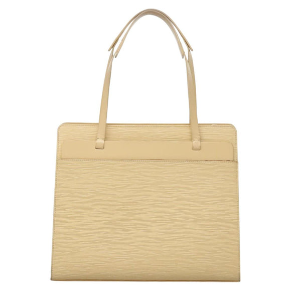 LOUIS VUITTON Epi Croisette PM Tote Bag Vanilla M5249A LV Auth BA682