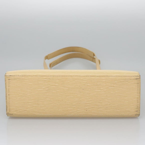 LOUIS VUITTON Epi Croisette PM Tote Bag Vanilla M5249A LV Auth BA682