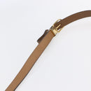 Christian Dior Honeycomb Canvas Shoulder Bag PVC Leather Black Auth BA6820-8