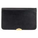 Christian Dior Chain Shoulder Bag Leather Black Auth BA6823-13