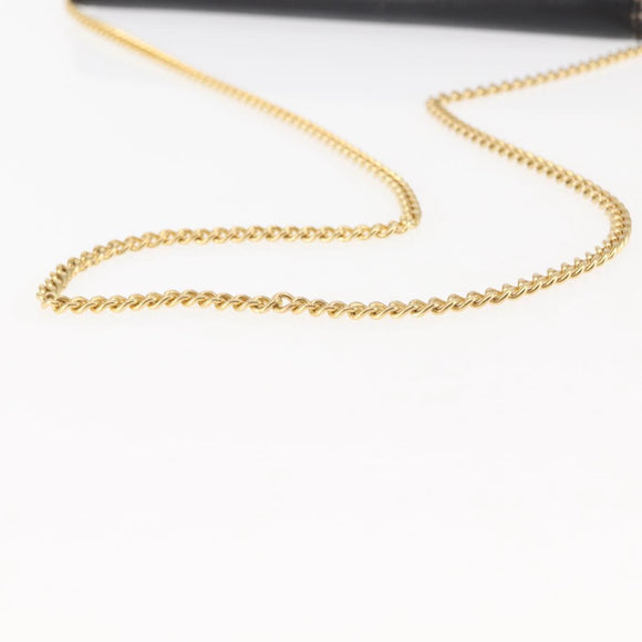 Christian Dior Chain Shoulder Bag Leather Black Auth BA6823