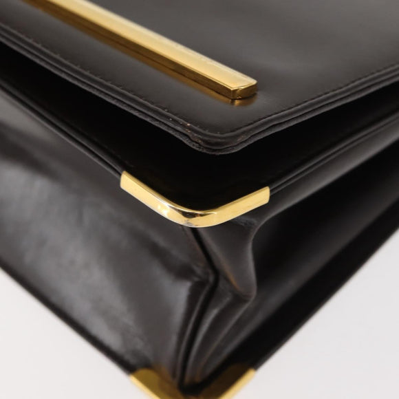 Christian Dior Shoulder Bag Leather Brown Auth BA6824