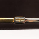 Christian Dior Shoulder Bag Leather Brown Auth BA6824-17