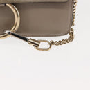 Chloe Fay Shoulder Bag Suede Leather Beige Auth BA6827-9