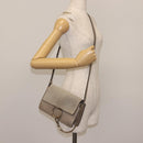 Chloe Fay Shoulder Bag Suede Leather Beige Auth BA6827-25