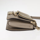 Chloe Fay Shoulder Bag Suede Leather Beige Auth BA6827-3