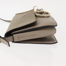 Chloe Fay Shoulder Bag Suede Leather Beige Auth BA6827-4