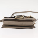 Chloe Fay Shoulder Bag Suede Leather Beige Auth BA6827-5