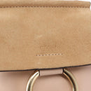 Chloe Fay Shoulder Bag Suede Leather Pink Auth BA6828-20