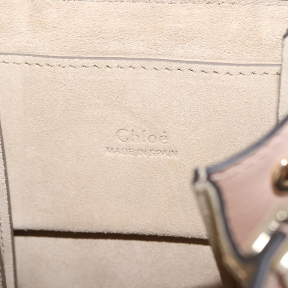 Chloe Fay Shoulder Bag Suede Leather Pink Auth BA6828