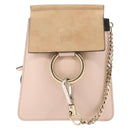 Chloe Fay Shoulder Bag Suede Leather Pink Auth BA6828-13