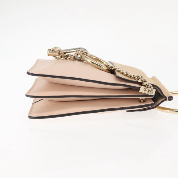 Chloe Fay Shoulder Bag Suede Leather Pink Auth BA6828