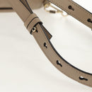 Chloe Fay Backpack Suede Leather Beige Gold Auth BA6829-16