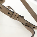 Chloe Fay Backpack Suede Leather Beige Gold Auth BA6829-17