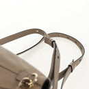 Chloe Fay Backpack Suede Leather Beige Gold Auth BA6829-18