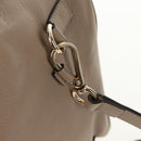 Chloe Fay Backpack Suede Leather Beige Gold Auth BA6829-9