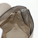 Chloe Fay Backpack Suede Leather Beige Gold Auth BA6829-29