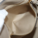 Chloe Fay Backpack Suede Leather Beige Gold Auth BA6829-31