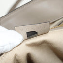 Chloe Fay Backpack Suede Leather Beige Gold Auth BA6829-12