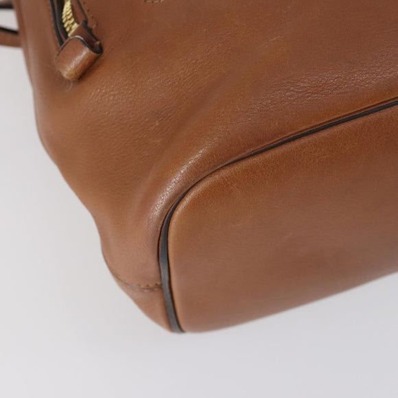 Chloe Fay Backpack Suede Leather 2way Brown Auth BA6830