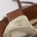 Chloe Fay Backpack Suede Leather 2way Brown Auth BA6830-12