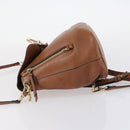 Chloe Fay Backpack Suede Leather 2way Brown Auth BA6830-4