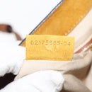 Chloe Lexa Hand Bag Suede Leather 2way Yellow Gold Auth BA6831-12