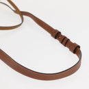 Chloe Lexa Hand Bag Suede Leather 2way Yellow Gold Auth BA6831-8