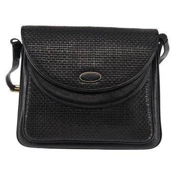 Chloe Shoulder Bag Leather Black Auth BA6833 - 0