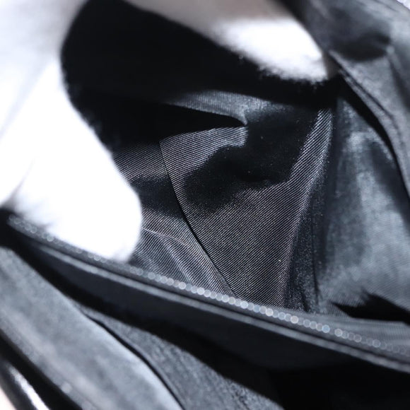 Chloe Shoulder Bag Leather Black Auth BA6833