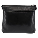 Chloe Shoulder Bag Leather Black Auth BA6833-3