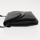 Chloe Shoulder Bag Leather Black Auth BA6833-5