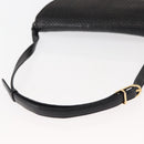 Chloe Shoulder Bag Leather Black Auth BA6833-7