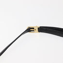 Chloe Shoulder Bag Leather Black Auth BA6833-8