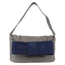Chloe Shoulder Bag Leather Gray Auth BA6834-13