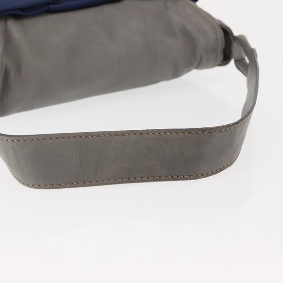 Chloe Shoulder Bag Leather Gray Auth BA6834