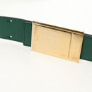 Chloe Bailey Hand Bag Leather 2way Green Auth BA6835-9