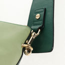 Chloe Bailey Hand Bag Leather 2way Green Auth BA6835-10