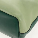 Chloe Bailey Hand Bag Leather 2way Green Auth BA6835-18