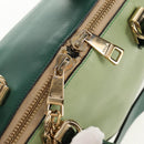 Chloe Bailey Hand Bag Leather 2way Green Auth BA6835-22