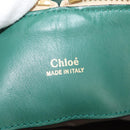 Chloe Bailey Hand Bag Leather 2way Green Auth BA6835-23
