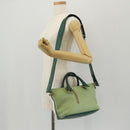 Chloe Bailey Hand Bag Leather 2way Green Auth BA6835-27