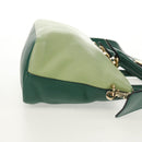 Chloe Bailey Hand Bag Leather 2way Green Auth BA6835-4