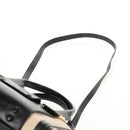 Chloe Alice Hand Bag Leather 2way White Black Auth BA6836-15