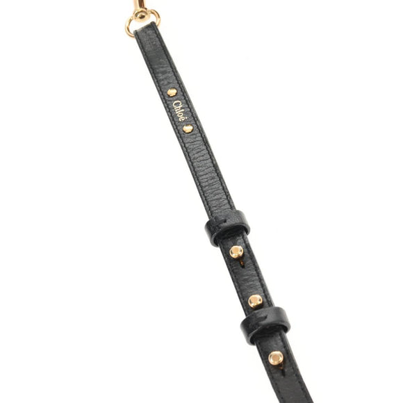 Chloe Etel Handtas Leer 2way Zwart Auth BA6838