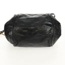 Chloe Etel Hand Bag Leather 2way Black Auth BA6838-5