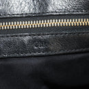 Chloe Etel Hand Bag Leather 2way Black Auth BA6838-24